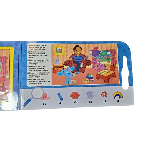 Melissa & Doug Blue's Clues & You! Magnetic Jigsaw Puzzles 2-Pack(15 Pcs Each) - Picture 4 of 6